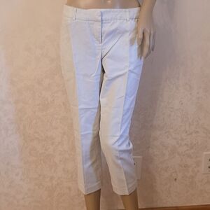 Stylish White Cropped Pants